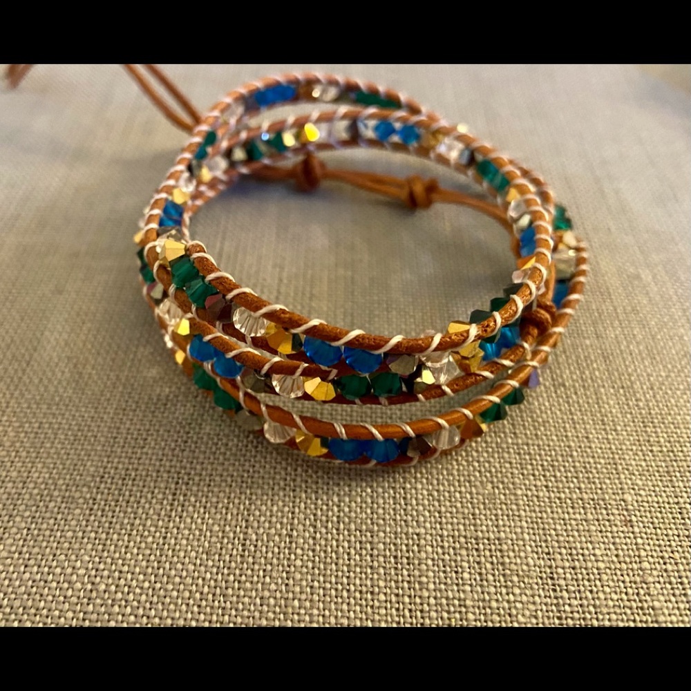BN Southhill Designs Beaded Triple Wrap!